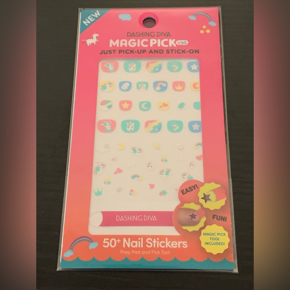 NWT Nail stickers for kids and other people with small fingernails